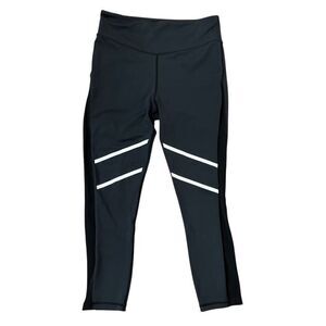 ZYIA Active Black Mesh Reflective Light N Tight Hi-Rise 7/8 Legging Size 12